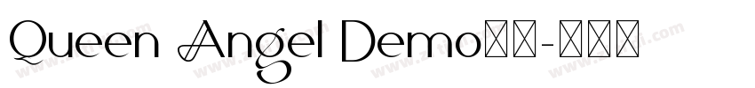 Queen Angel Demo字体字体转换 Queen Angel Demo字体字体转换